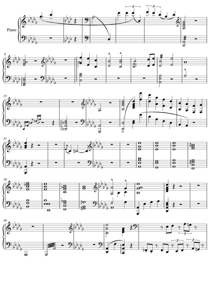 StaveWave result: Adagio from the Symphony in C minor