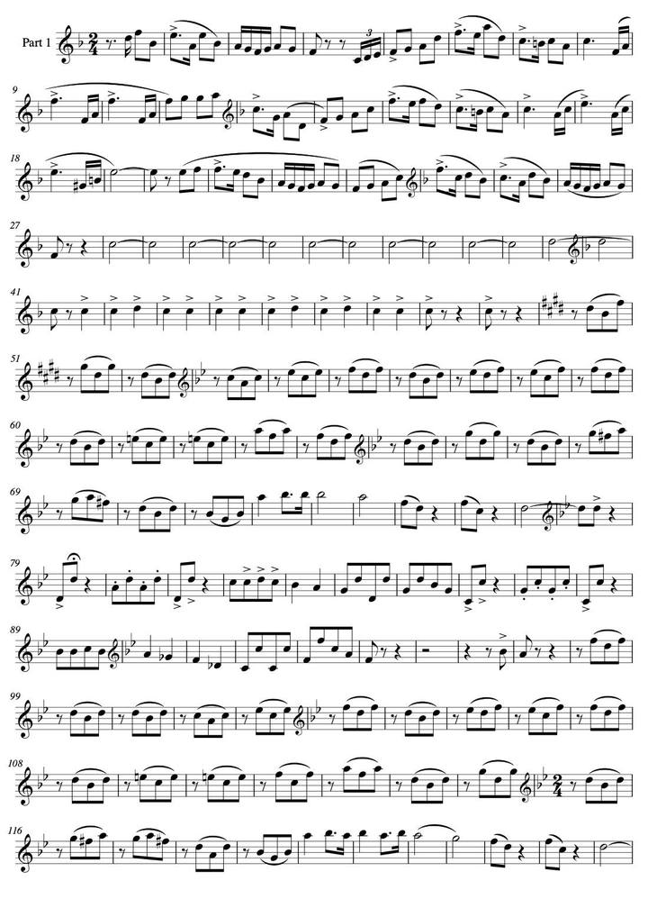 StaveWave result: The Fairest of the Fair (tenor saxophone)